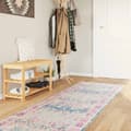 Miniatyrbilde 8 av 8: vidaXL Teppe vaskbart flerfarget 80x300 cm sklisikkert