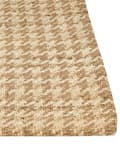 Pikkukuva 4 / 6: Matto beige 80 x 300 cm juutti luonnollinen käsinkudottu kukonaskelkuvio suorakulmio rustiikkinen