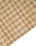 Pikkukuva 5 / 6: Matto beige 80 x 300 cm juutti luonnollinen käsinkudottu kukonaskelkuvio suorakulmio rustiikkinen