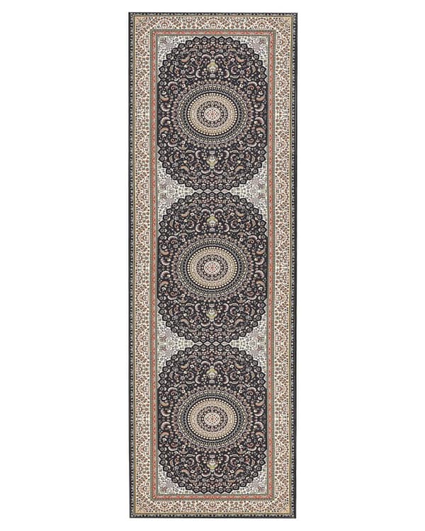 Matto monivärinen 80 x 240 cm polyesteri itämainen kuvio suorakulmio konekudottu retro