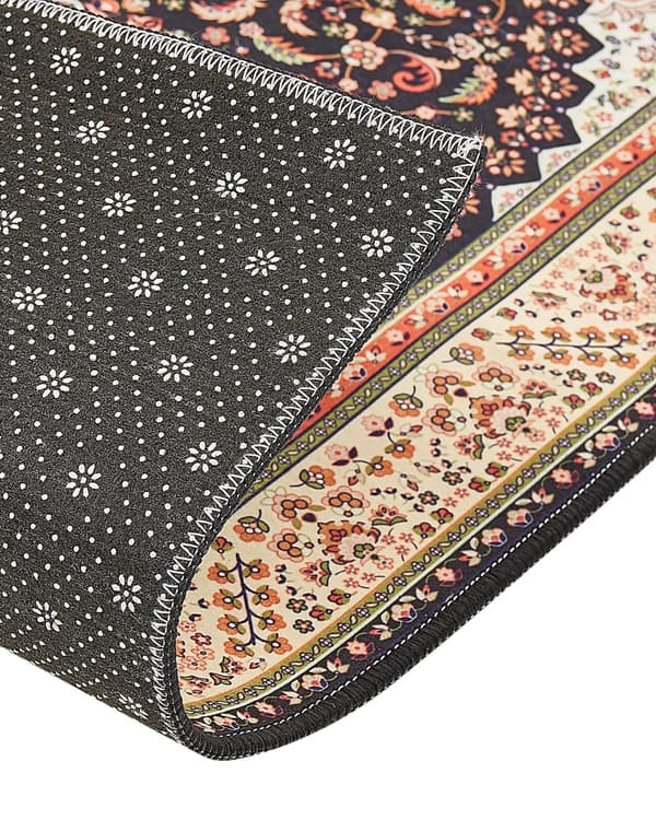 Matto monivärinen 80 x 240 cm polyesteri itämainen kuvio suorakulmio konekudottu retro