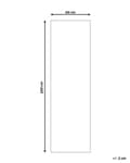 Pikkukuva 3 / 7: Matto sininen 60 x 200 cm polyesteri itämainen kuvio suorakulmio konekudottu retro