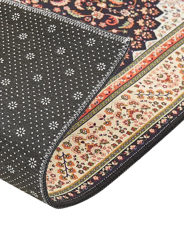 Matto monivärinen 60 x 200 cm polyesteri itämainen kuvio suorakulmio konekudottu retro