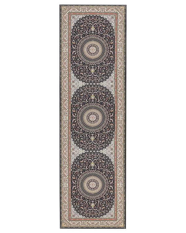 Matto monivärinen 60 x 200 cm polyesteri itämainen kuvio suorakulmio konekudottu retro
