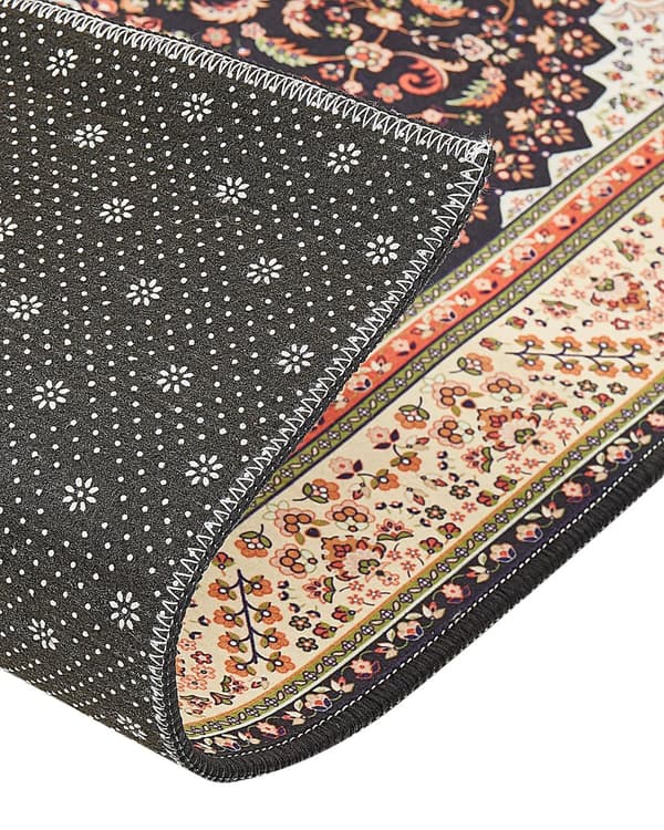 Matto monivärinen 80 x 300 cm polyesteri itämainen kuvio suorakulmio konekudottu retro