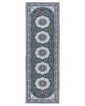 Pikkukuva 4 / 7: Matto sininen 80 x 240 cm polyesteri itämainen kuvio suorakulmio konekudottu retro