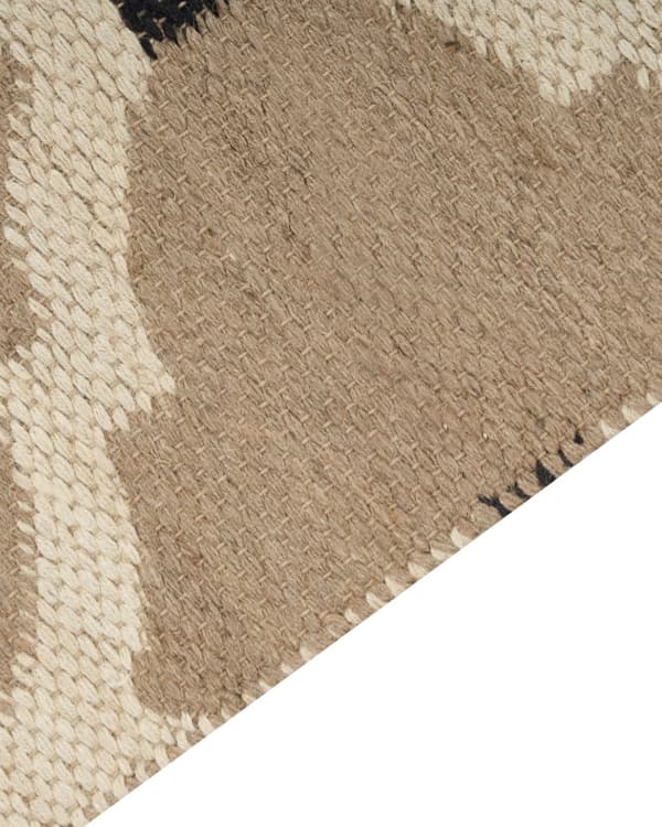 Teppe Beige Jute Bomull 160 x 230 cm Flettet Håndlaget med dusker Naturlig Boho-stil Tekstil