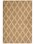 Miniatyrbilde 4 av 7: Teppe Beige Jute 160 x 230 cm Flettet Håndlaget Naturlig Boho Stil Tekstil