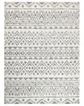 Miniatyrbild 1 av 6: Matta Beige Grå Polyester 300 x 400 cm Geometriskt Mönster Solid Färg Modern Minimalistisk Vardagsrumsmatta
