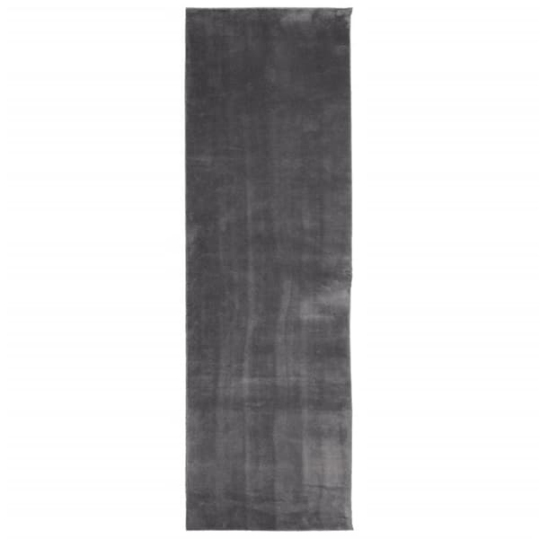 vidaXL Mjuk matta HUARTE med kort lugg tvättbar antracit 80x250 cm