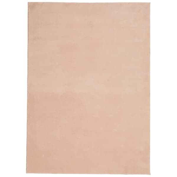 vidaXL gulvtæppe HUARTE 200x280 cm kort luv og vaskbart rosa