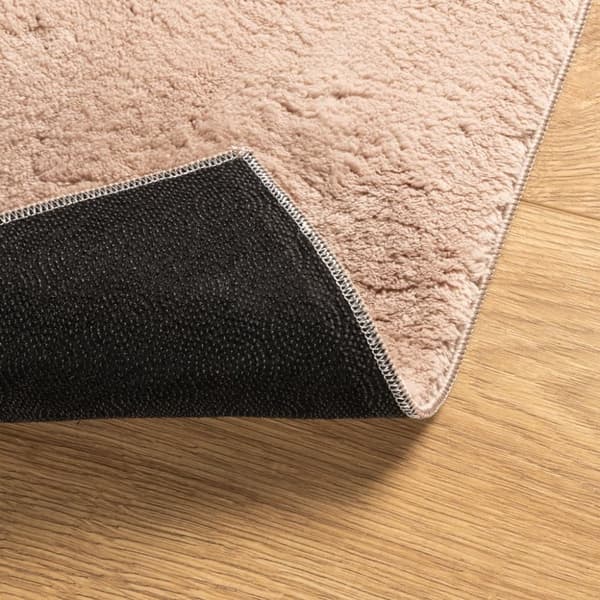 vidaXL Teppe HUARTE kort luv mykt og vaskbart blush 200x280 cm