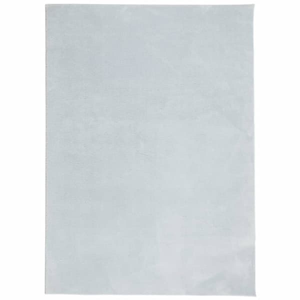 vidaXL gulvtæppe HUARTE 200x280 cm kort luv og vaskbart blå