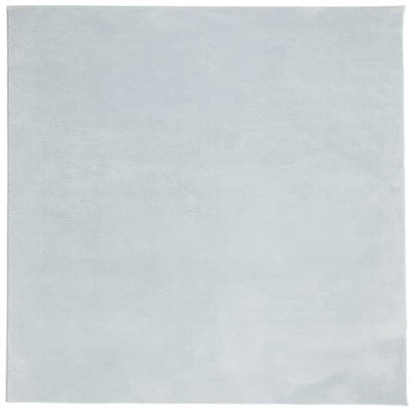 vidaXL gulvtæppe HUARTE 200x200 cm kort luv og vaskbart blå