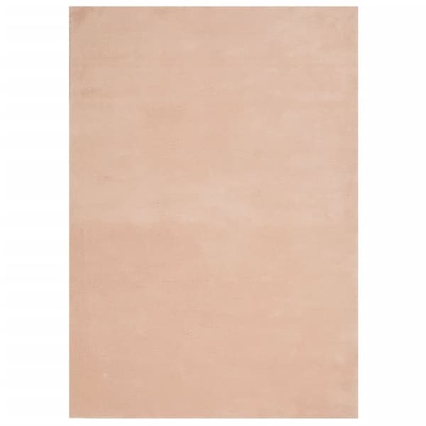vidaXL Teppe HUARTE kort luv mykt og vaskbart blush 140x200 cm
