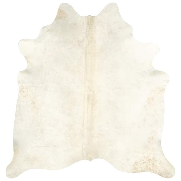 vidaXL Teppe ekte kuskinn beige 180x220 cm