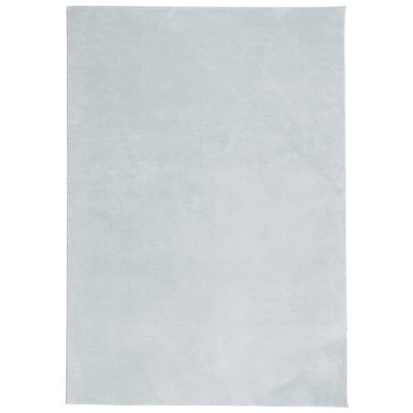 vidaXL Mjuk matta HUARTE med kort lugg tvättbar blå 140x200 cm