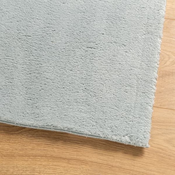 vidaXL Matto HUARTE lyhytnukkainen ja pestävä sininen 80x200 cm
