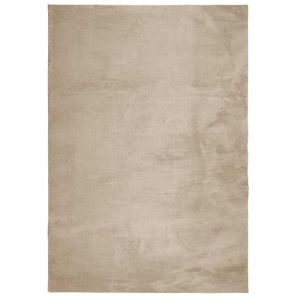 vidaXL Teppe HUARTE kort luv mykt og vaskbart sand 140x200 cm