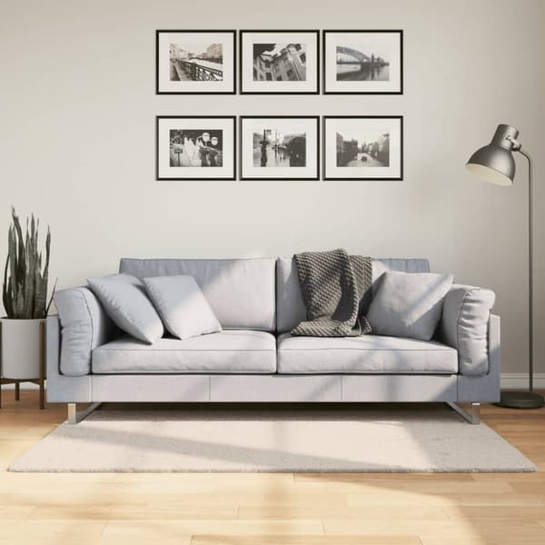 vidaXL Matto HUARTE lyhytnukkainen ja pestävä beige 80x150 cm