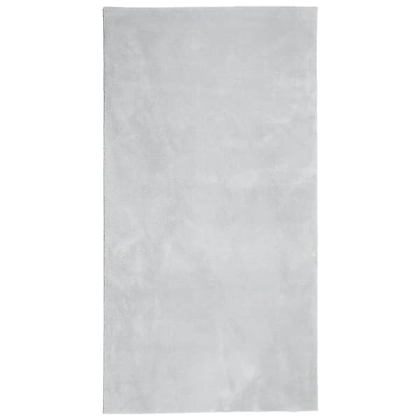 vidaXL Matto HUARTE lyhytnukkainen ja pestävä harmaa 60x110 cm