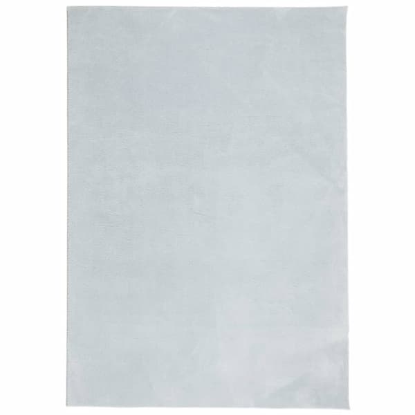 vidaXL gulvtæppe HUARTE 160x230 cm kort luv og vaskbart blå