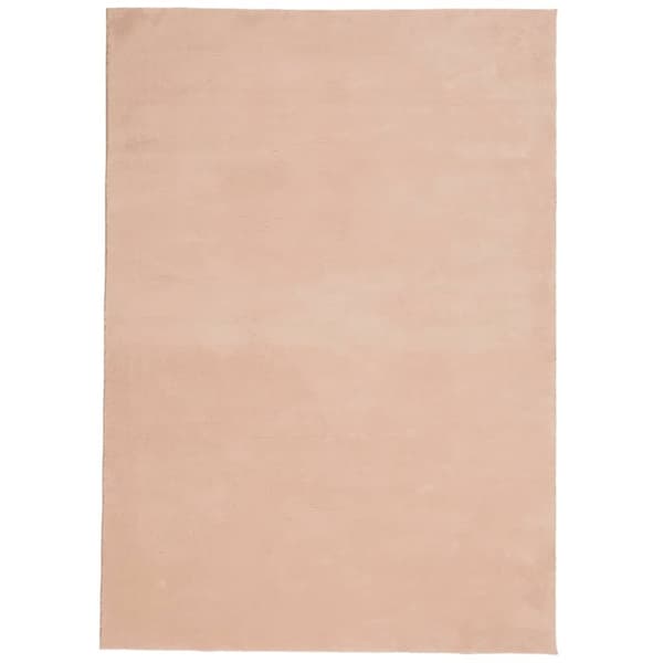 vidaXL gulvtæppe HUARTE 160x230 cm kort luv og vaskbart rosa