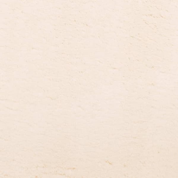 vidaXL Teppe HUARTE kort luv mykt og vaskbart beige Ø 80 cm