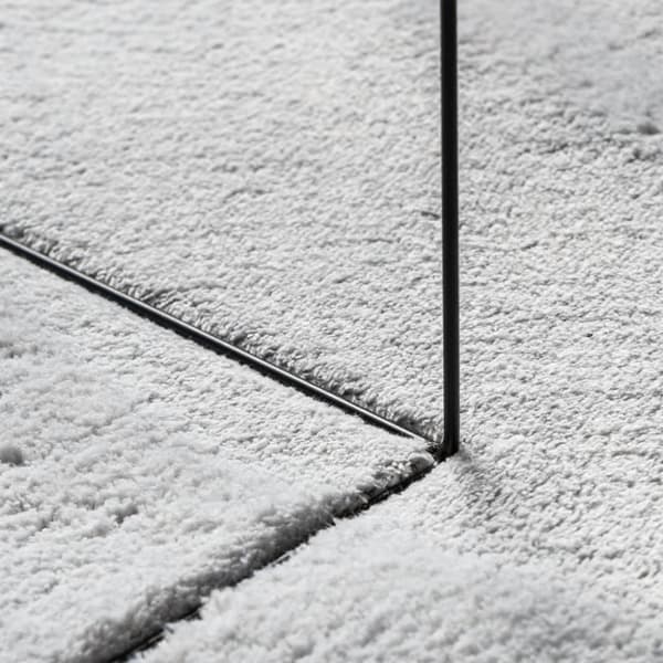 vidaXL Teppe HUARTE kort luv mykt og vaskbart grå Ø 80 cm