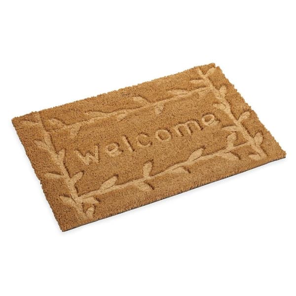 Dörrmatta Versa Welcome Blommig Kokosfiber 40 x 2 x 60 cm