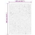 Miniatyrbillede 11 af 11: vidaXL gulvtæppe ISTAN 240x340 cm lang luv skinnende look antracitgrå