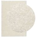 Miniatyrbillede 4 af 11: vidaXL gulvtæppe ISTAN 160x230 cm lang luv skinnende look cremefarvet