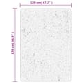 Miniatyrbilde 11 av 11: vidaXL Teppe ISTAN med lang luv skinnende utseende kremhvit 120x170 cm