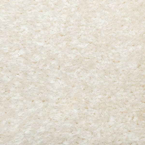vidaXL Teppe ISTAN med lang luv skinnende utseende kremhvit 240x340 cm