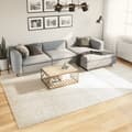 Miniatyrbilde 2 av 11: vidaXL Teppe ISTAN med lang luv skinnende utseende kremhvit 240x340 cm