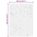Miniatyrbillede 11 af 11: vidaXL gulvtæppe ISTAN 240x340 cm lang luv skinnende look cremefarvet