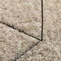 Miniatyrbillede 9 af 11: vidaXL gulvtæppe ISTAN 160x230 cm lang luv skinnende look beige