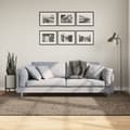 Miniatyrbilde 2 av 11: vidaXL Teppe ISTAN med lang luv skinnende utseende grå 160x230 cm