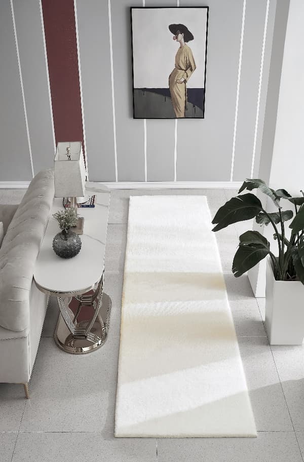 Rabbit Eco Offwhite Tvättbar Pälsmatta