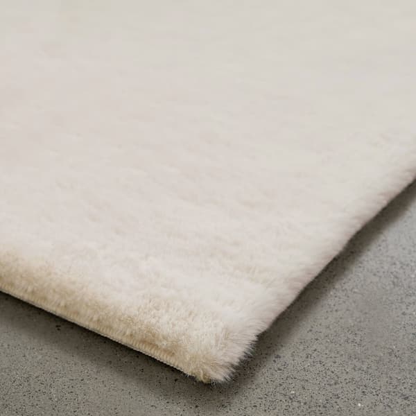 Rabbit Eco Offwhite Tvättbar Pälsmatta