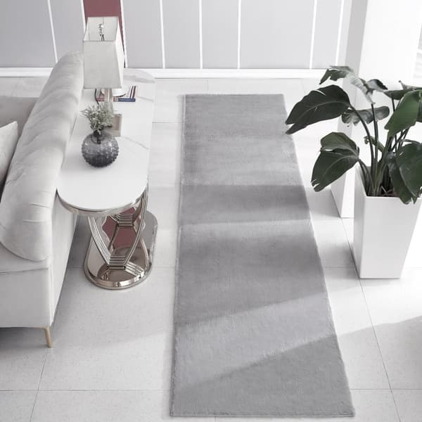 Rabbit Eco Silver Tvättbar Pälsmatta