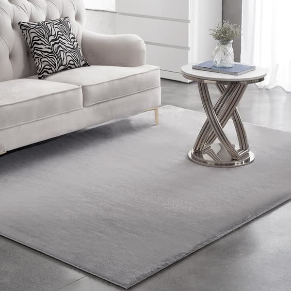 Rabbit Eco Silver Tvättbar Pälsmatta