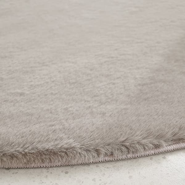 Rabbit Eco Taupe Tvättbar Pälsmatta