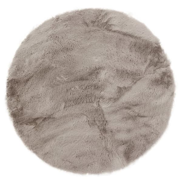 Rabbit Eco Taupe Tvättbar Pälsmatta