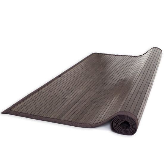 Tæppe - Bambus - 200x250 Cm Mørkebrunt