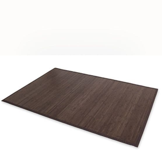 Tæppe - Bambus - 80x240 Cm Mørkebrunt