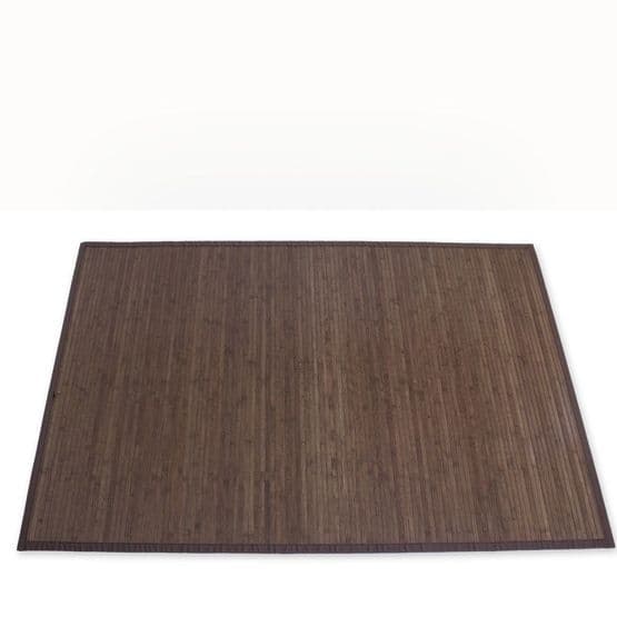 Tæppe - Bambus - 80x300 Cm Mørkebrunt