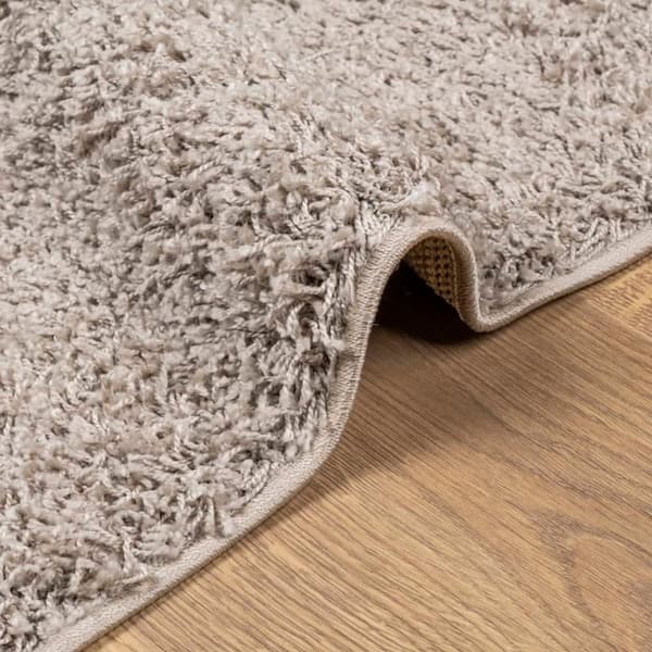 vidaXL Tykt teppe PAMPLONA høy luv moderne beige 200x280 cm