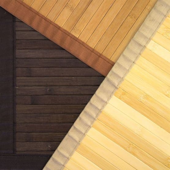Tæppe - Bambus - 60x200 Cm Mørkebrunt