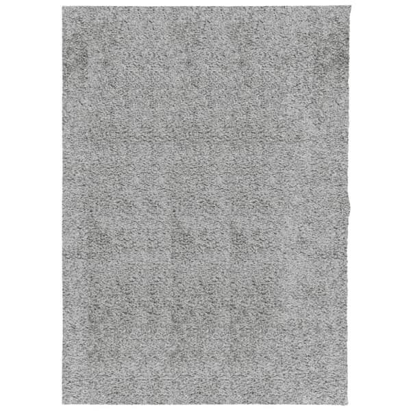 vidaXL Tykt teppe PAMPLONA høy luv moderne grå 240x340 cm